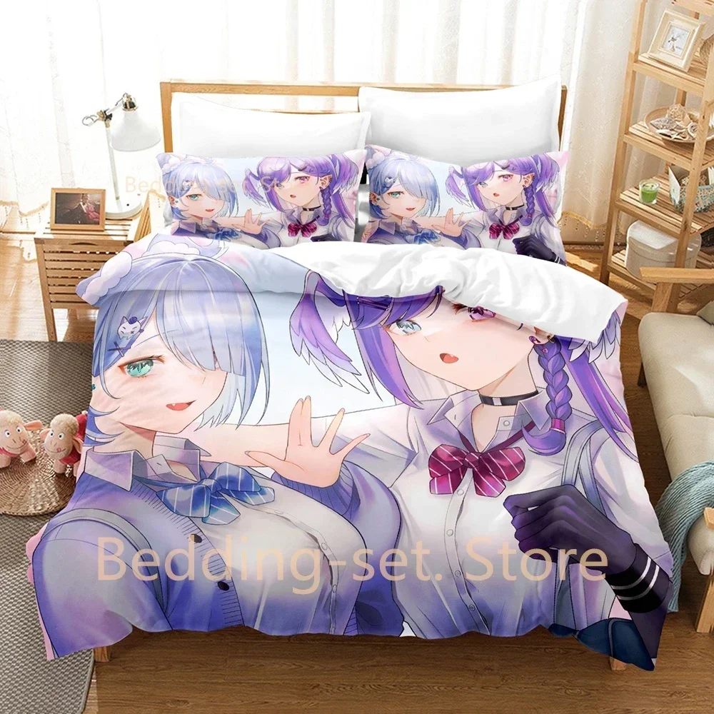 

Anime Music Elira Pendora Bedding Set Duvet Cover Comforter Bed Set Quilt Cover Pillowcase King Queen Twin Size Boys Girls Adult