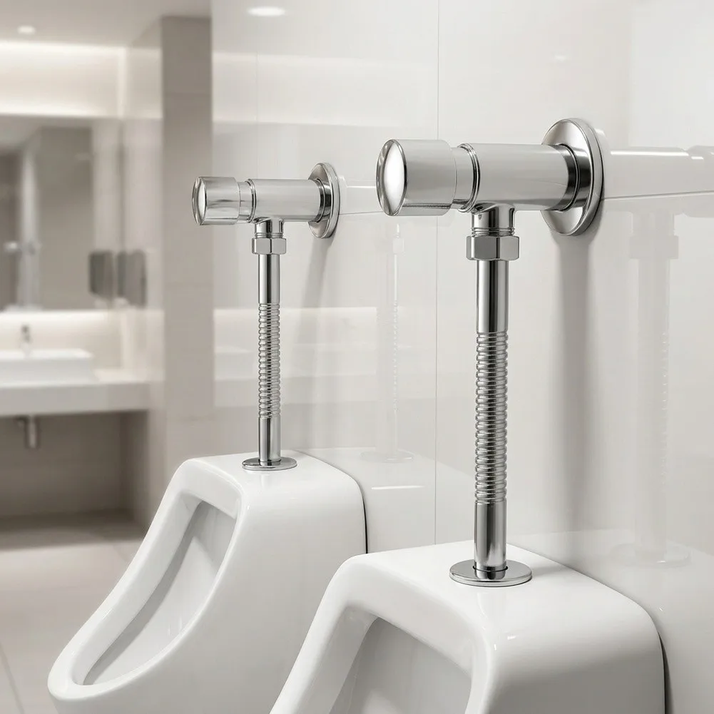 DN15 To 20mm Flush Valve Toilet Public Facilities Self-closing Delay Toilets Bathroom Hardware DN15 For Home for hotel