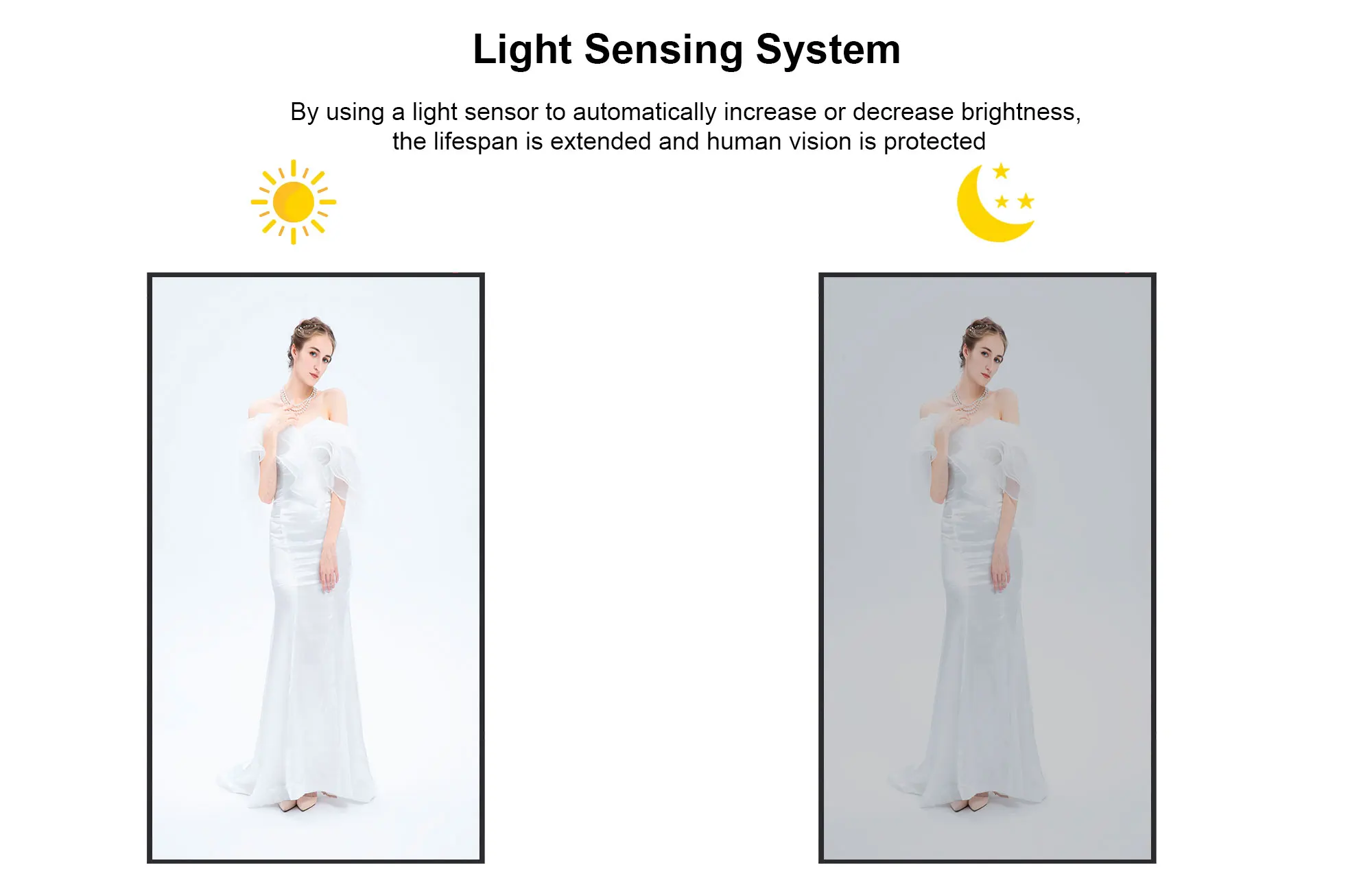 Shop 65 Inch 2500Nits High Brightness Hanging Advertising Lcd 4K Facing Window Displays Android Digital Window Display Signage