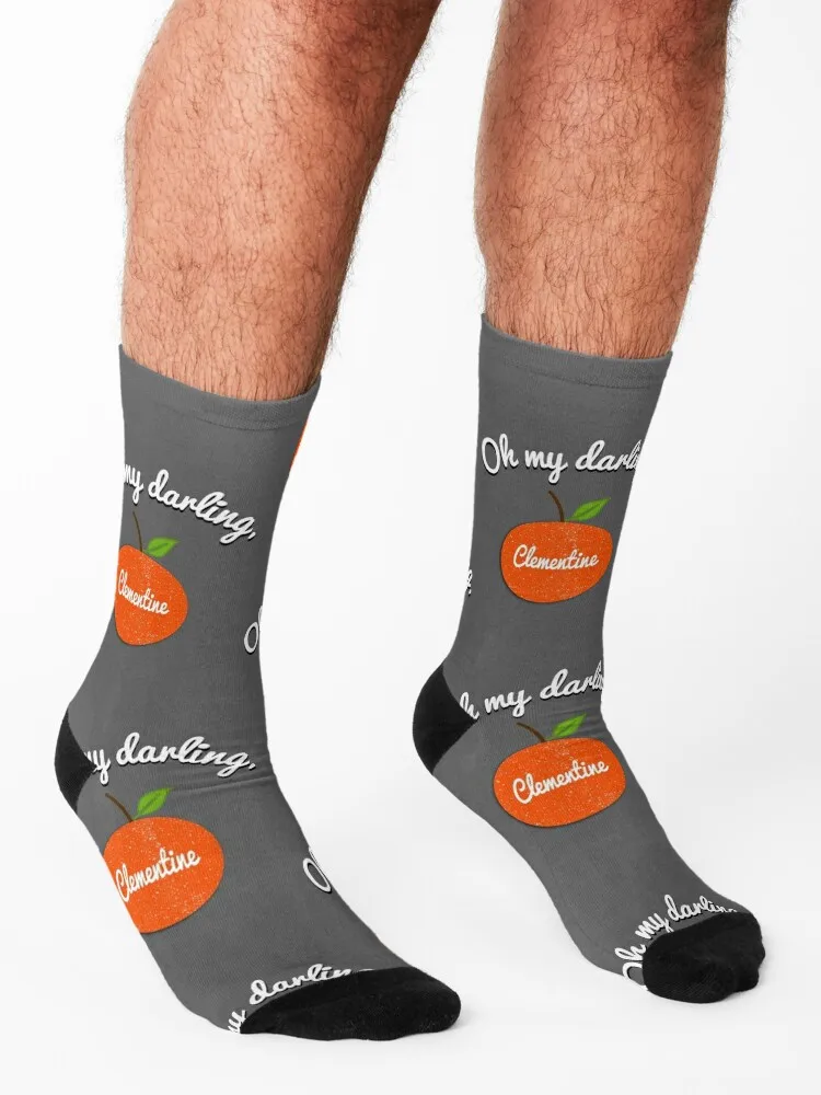 Oh my darling, Clementine Socks new year cute Crossfit luxe Girl'S Socks Men's