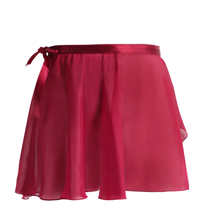 Детские танцевальные костюмы, летние балетные танцевальные платья для девочек, шифоновые юбки на шнуровке для китайских танцев, полуюбки