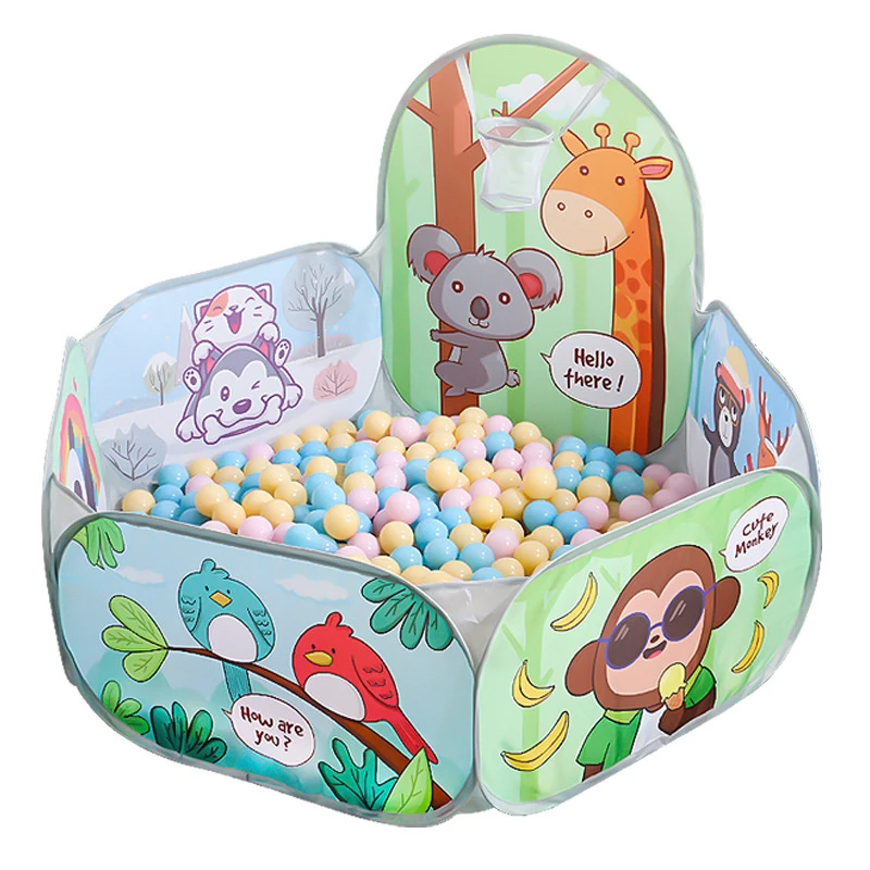 1.2M Cartoon Baby Pools Ball Pit Baby Pool Children's Pool Balls Playground Polka Dot Pools Baby Balls Pool Child Playground