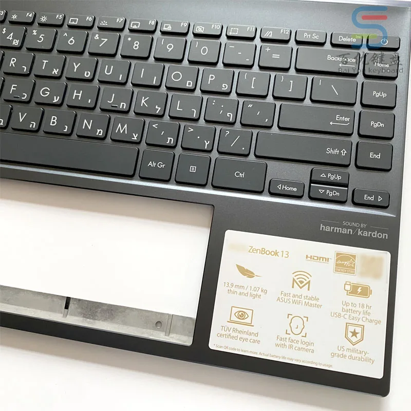 ينطبق ASUS ZenBook Ling Yao 13 S Ryzen UX325J U3700J UX325A UM325U لوحة مفاتيح الكمبيوتر المحمول C غطاء المضيف #4
