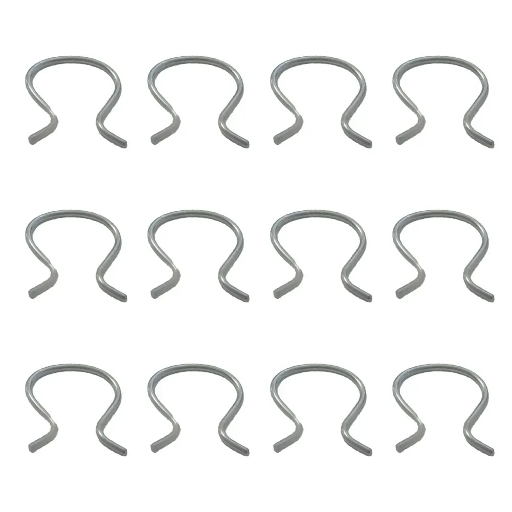 12pcs/set Door Handle Window Crank Retainer Horseshoe Clip Plastic Fastener Clips For Chevrolet For Pontiac For Buick 1949-1970
