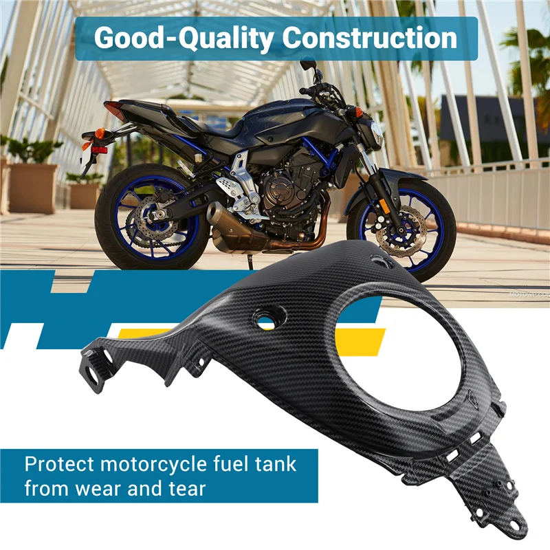 

AUTO Motorcycle Front Gas Tank Center Cover Panel Fairing Cowl Tank Shield For MT-07 MT07 FZ-07 2012-2017
