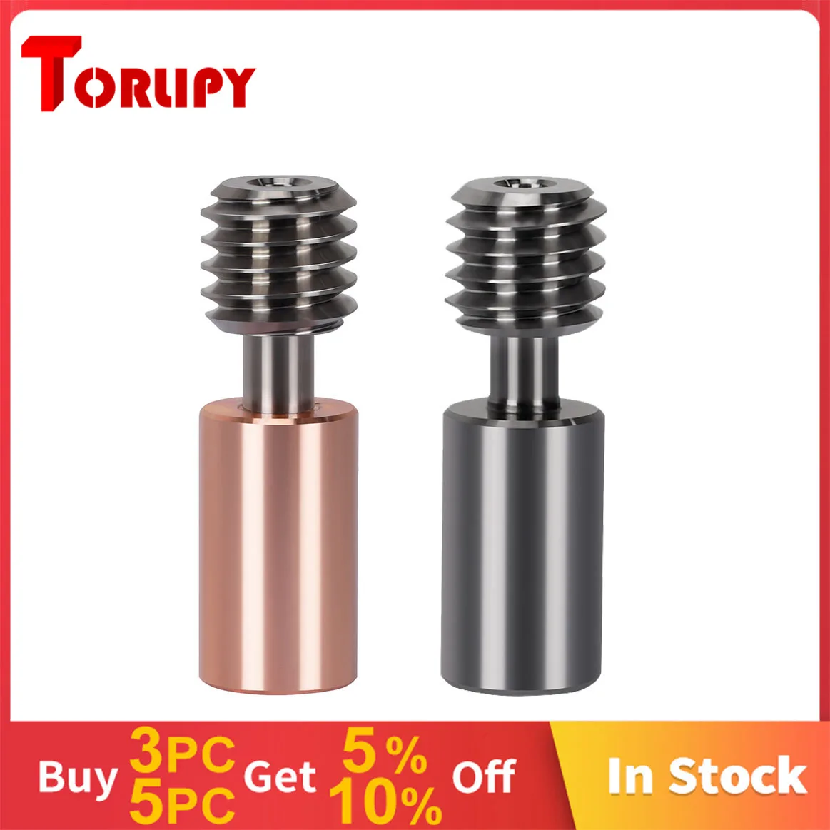 

Torlipy For Ender 3 S1 Heatbreak Titanium Alloy Copper Throat For Creality Ender 3 S1/ S1 Pro/ S1 Plus Hotend Sprite Extruder