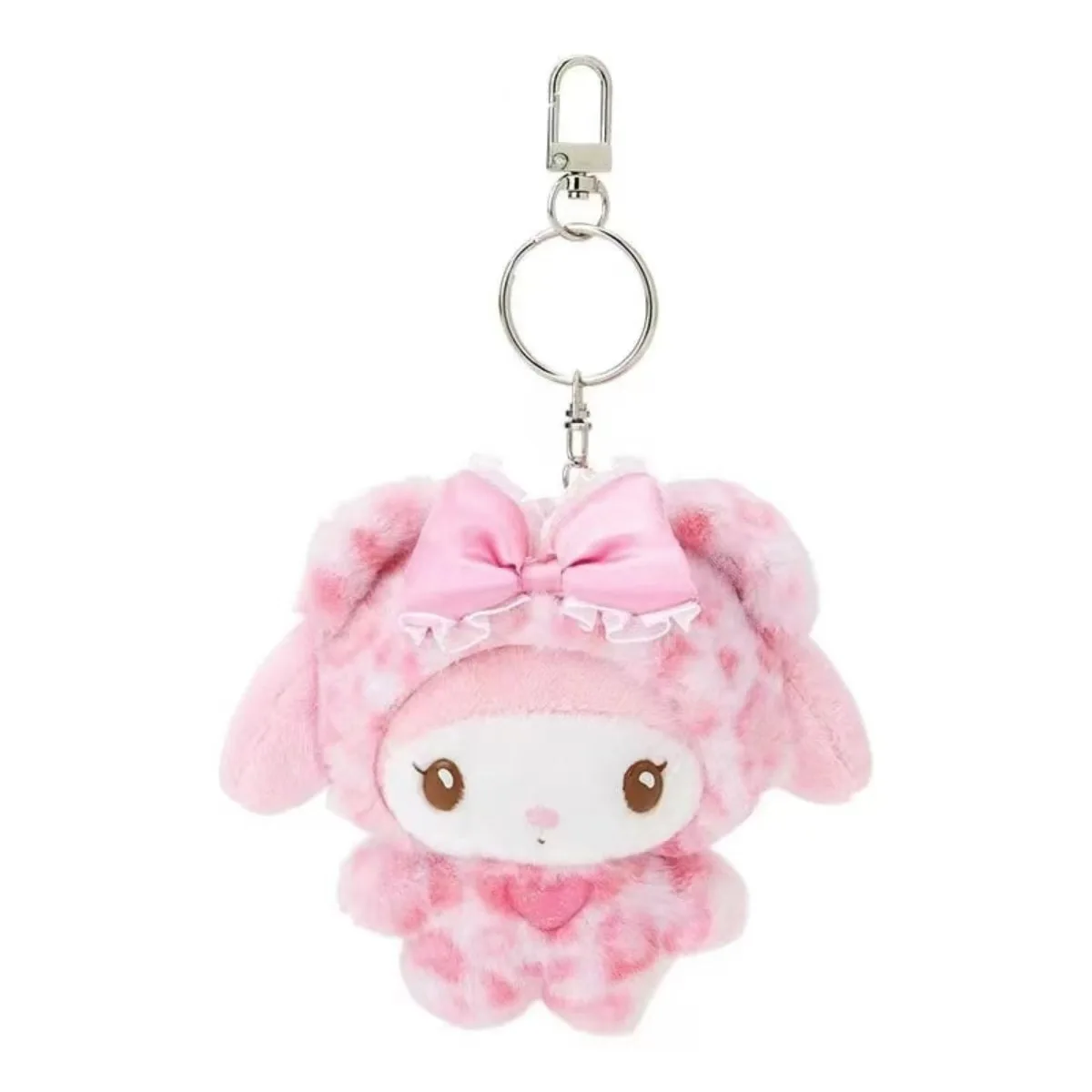 Sanrio imprimé léopard ours série Hello Kitty porte-clés pendentif dessin animé Kitty chat en peluche poupée pendentif porte-clés sac décorations cadeau