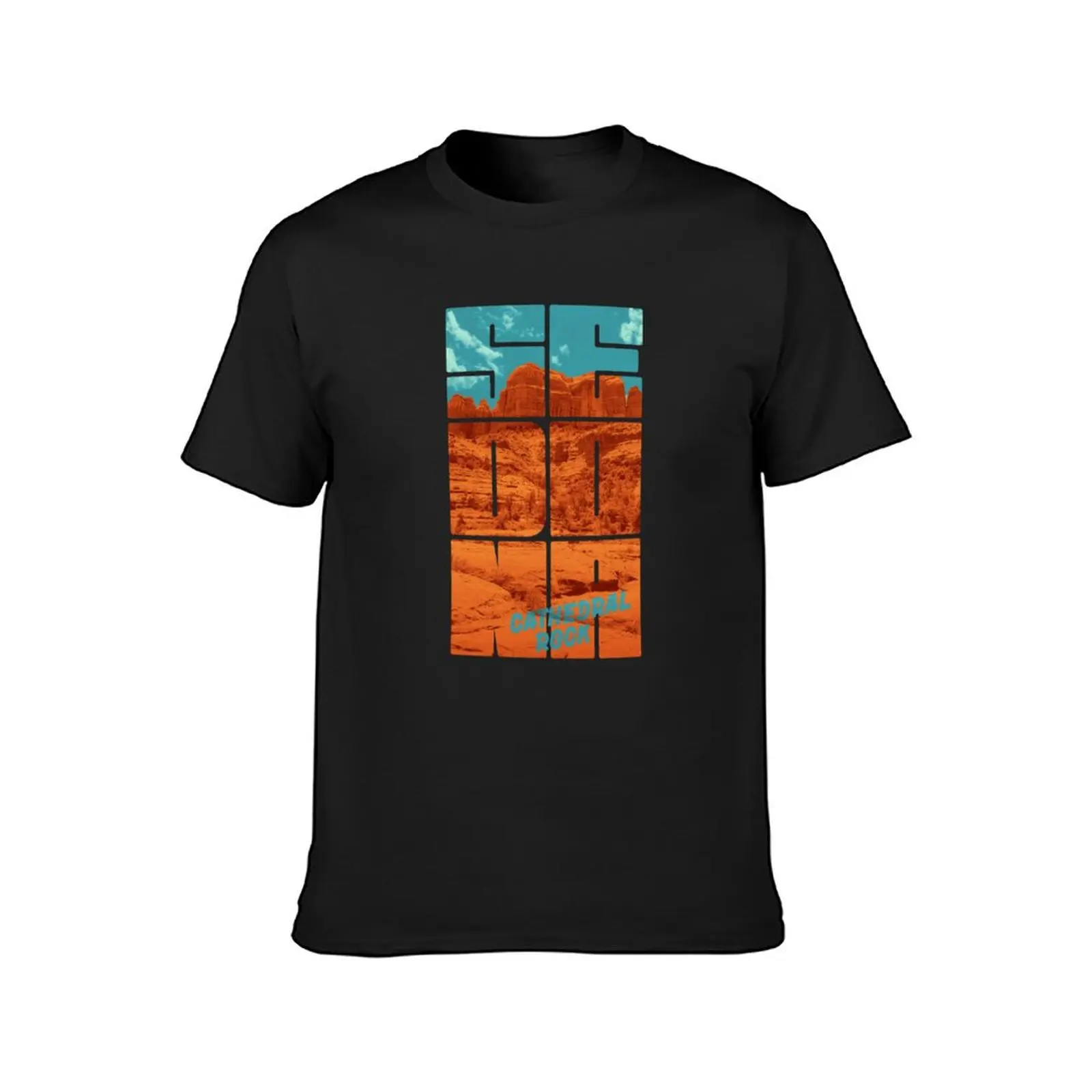 Sedona Cathedral Rock T-Shirt tees for a boy Short sleeve tee oversized t shirts for men