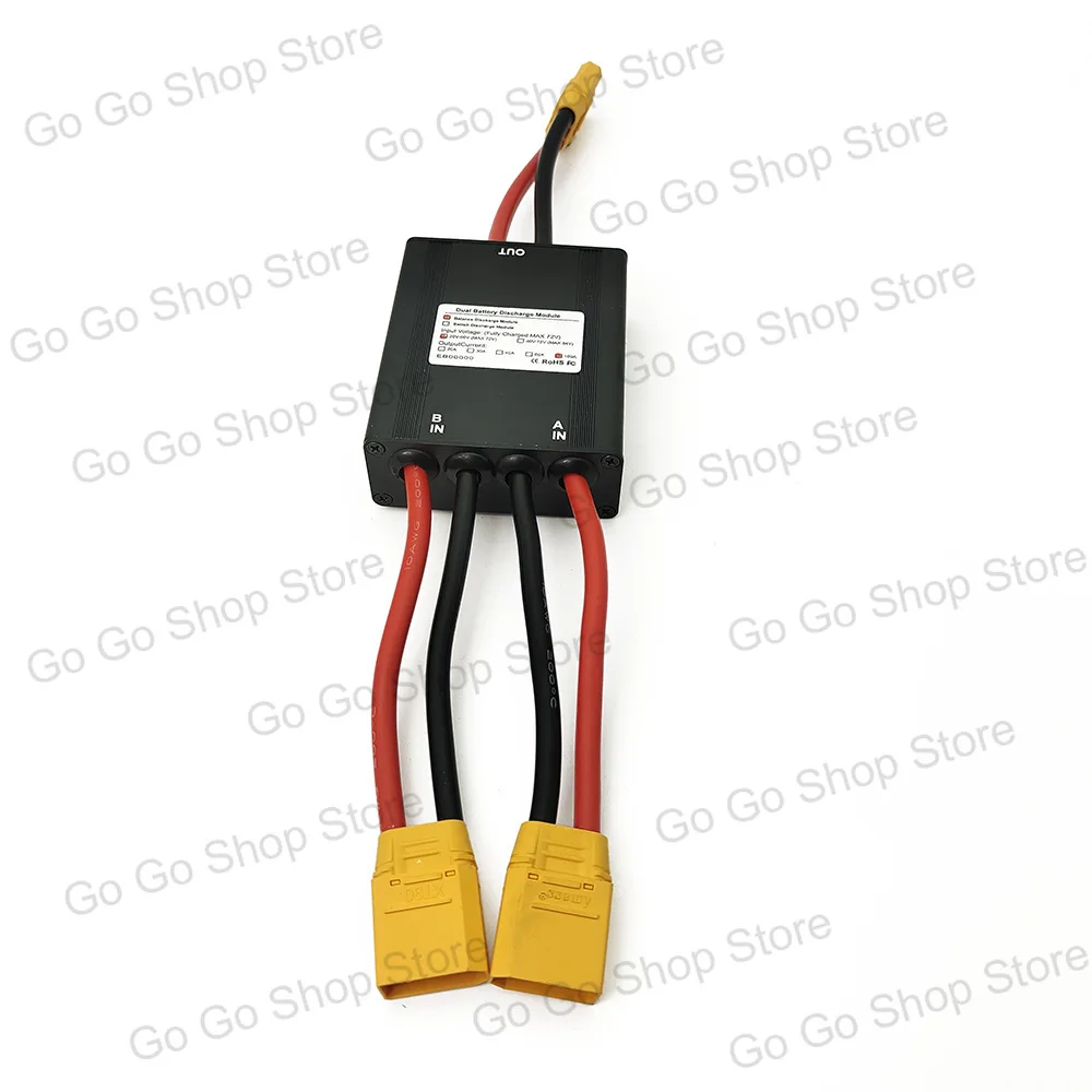 

Двойной аккумуляторный модуль высокой мощности 20 В, 84 В, 100 А V2.0 поддерживает XT90 QS8S