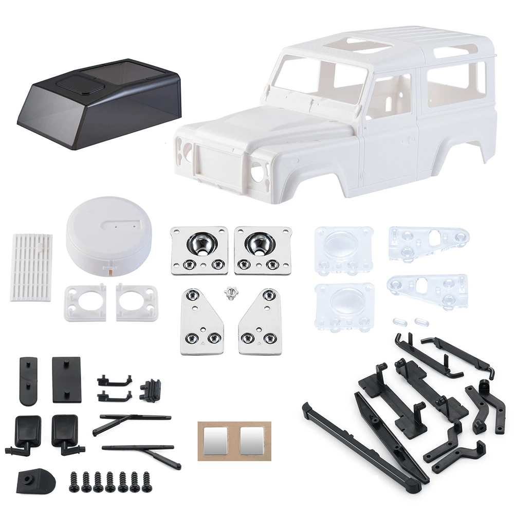 MIBIDAO Unassembled RC Car Body Shell Kit For Kyosho Mini-Z 4X4 1/18 Jimny RC Crawler DIY Upgrade Parts