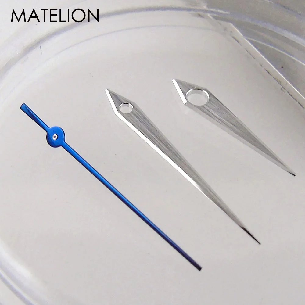 ساعة يد معدنية أيدي سيف لـ NH35 NH36 NH38 NH70 NH71 NH72 4R35/36 7s35/36 7009 أزرق/فضي حافة مصقولة #4