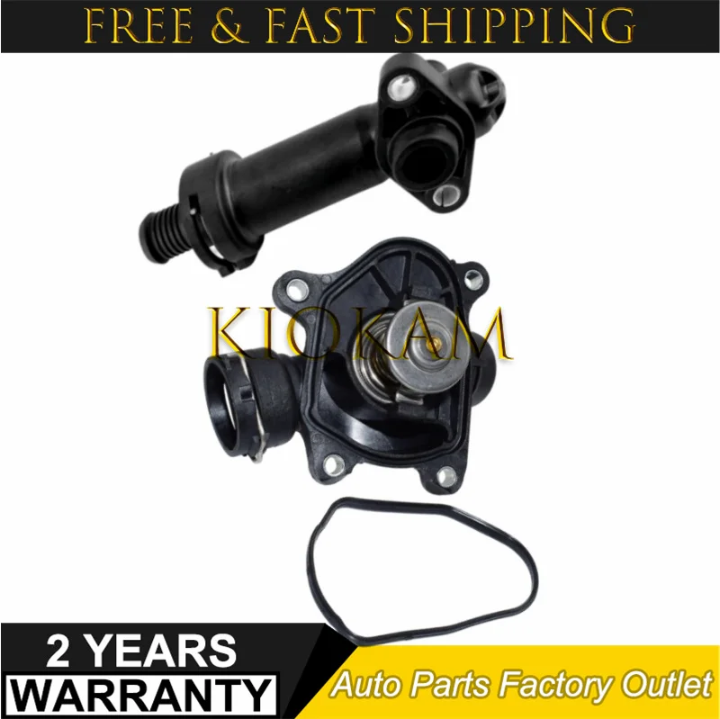 

11717787870 11517805811 for BMW X3 X5 X6 E87 E91 E46 E90 E83 E70 E71 E53 E91 E92 E93 E61 E60 Coolant Thermostat & Housing Kit