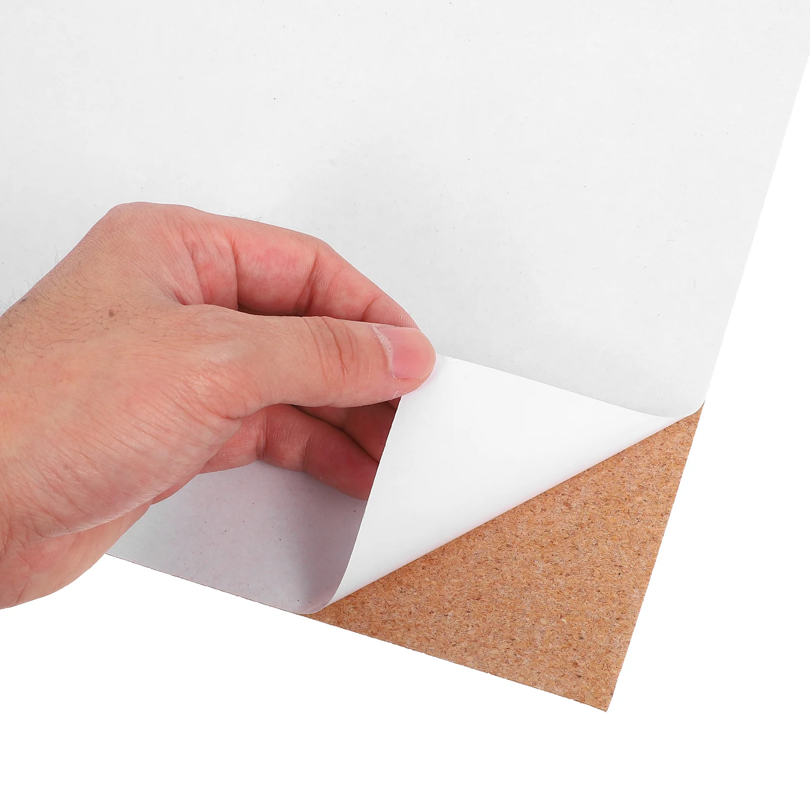 8 قطعة صفائح الفلين ذاتية اللصق لوحة مستطيلة سميكة DIY بها بنفسك الوقايات الحرف ديكور المنزل لوازم حفلات الزفاف #4
