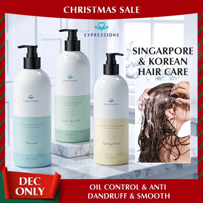 

500ml Refreshing & Soothing Shampoo: Controls Oil, Removes Buildup, Anti-Itch, Smoothes & Hydrates Hair