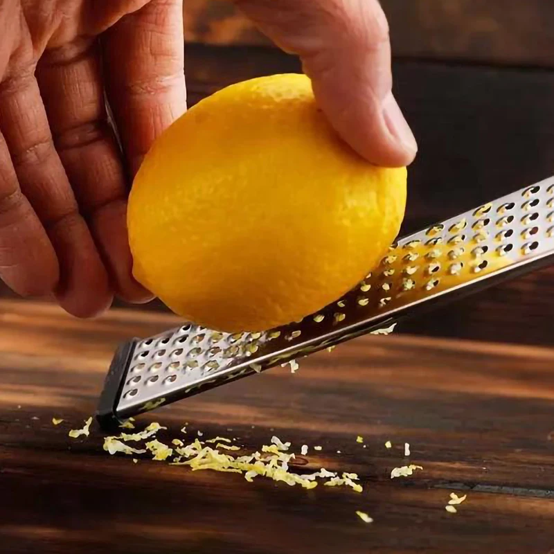 1pcs Stainless Steel Wire Grater Plastic Anti Slip Handle Cheese Grater Chocolate Lemon Garlic Fruit Grater Kitchen Gadget