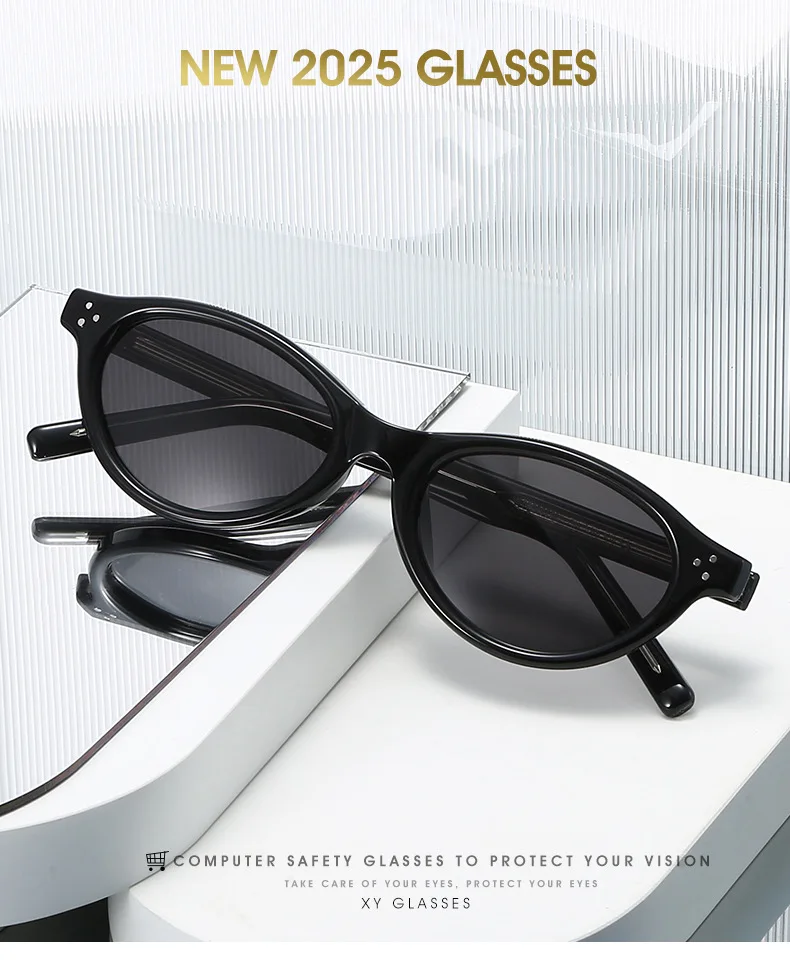 Neue Retro Kleine Sonnenbrille Frauen Polarisierte Fahren Gläser Marke Designer TAC Casual Shades Cat Eye Stile – Detail 1