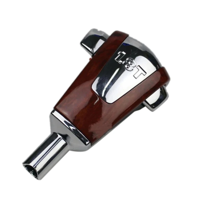 

A57E-Car Cherry Wood & Chrome Automatic Gear Shift Knob Shifting Handball For Passat B5 1.8T 1999-2004 3BD713139