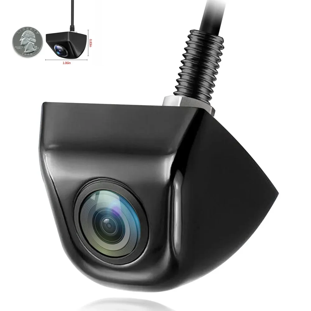 QueenDer Car Rear View Camera 170 Lens Starlight Night Vision HD Vehicle Reversing Parking Camera Waterproof Car Camera