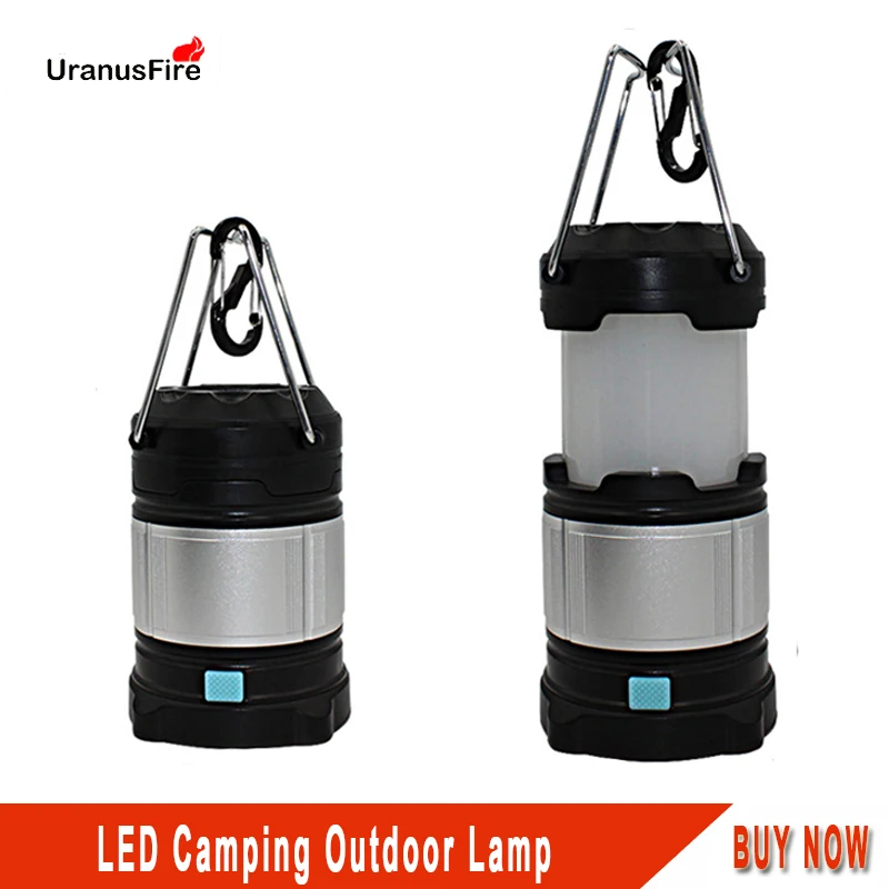 Uranusfire Camping LIght USB Rechargeable Collapsible Outdoor Lantern Lighting 18650 Portable Hand Lamp Camping Hiking Light