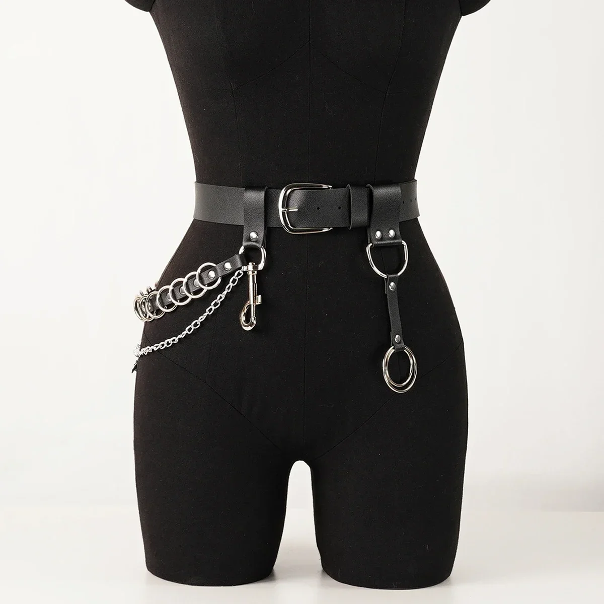 Women's Fashion Belt PU Leather Belt Tassel Chain Features Belt Daily Travel Casual Wear and Matching Clothes Accessories