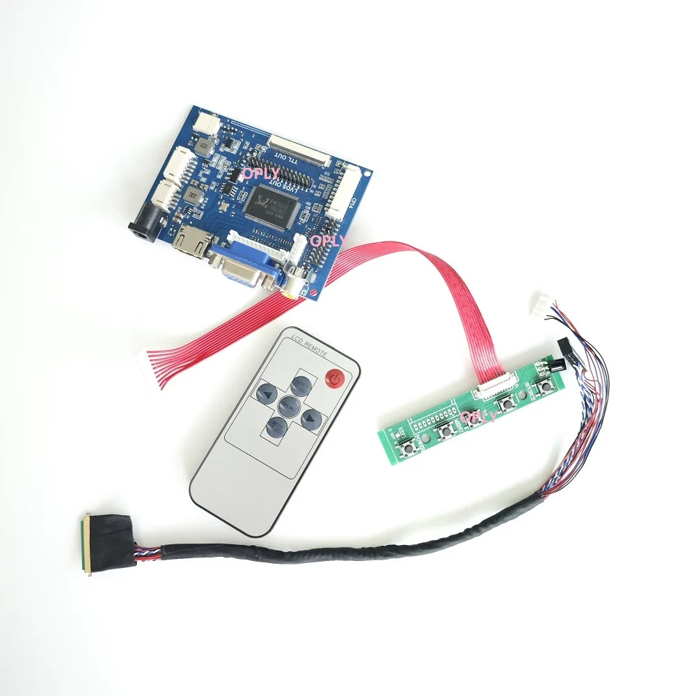 

For B101AW06 V1 B101AW06 V0 B101AW06 WLED VGA 2AV HDMI-Compatible 40Pin LCD Panel LVDS 1024×600 Display Controller board Kit