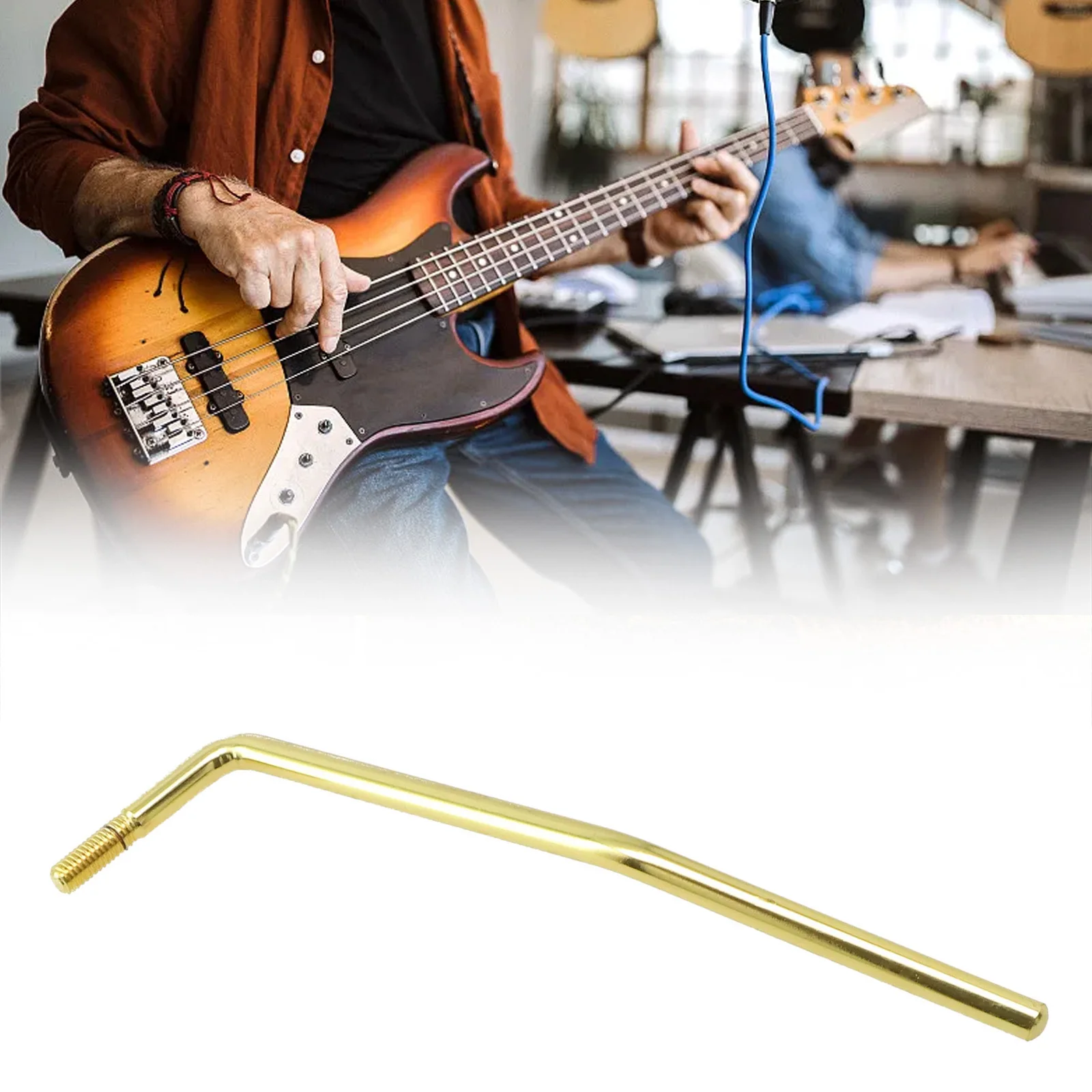 

Practical Guitar Tremolo Bar Whammy Bar 1 PCS 6MM Accessories Approx.17*4*2cm Approx.45g Silver Single Tremolo