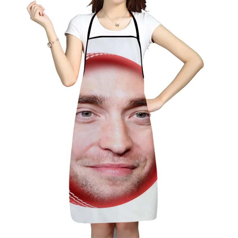 Robert Pattinson Kitchen Cooking Baking Aprons Home Cleaning Oxford Fabric For Women Man Home Delantal Cocina 68x95cm 9.29