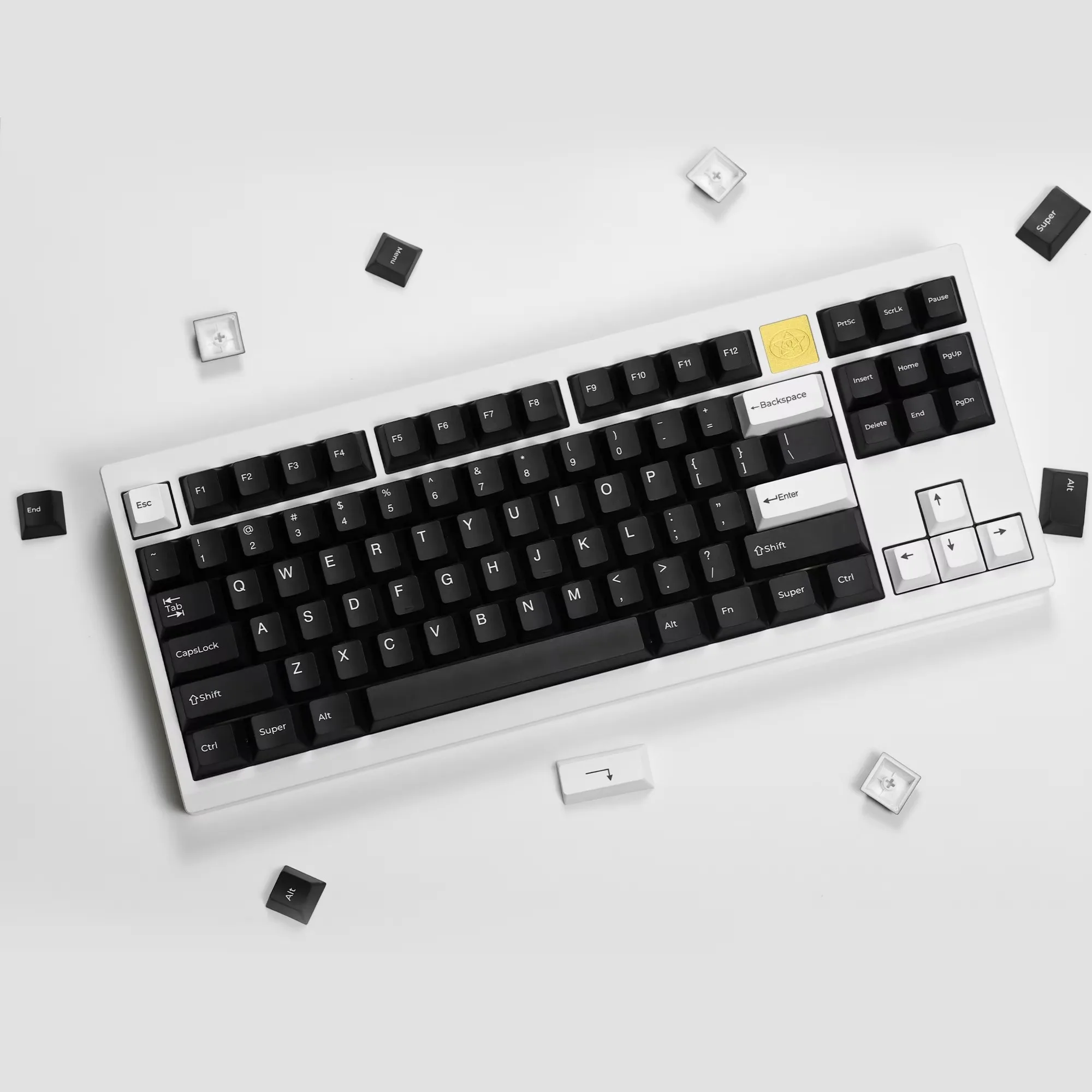 غطاء مفاتيح مخصص لمفتاح Cherry Gateron MX ، غطاء مفاتيح PBT ، مفاتيح ، 5 جوانب ، لوحة مفاتيح WOB الشخصية ، لوحة مفاتيح الألعاب