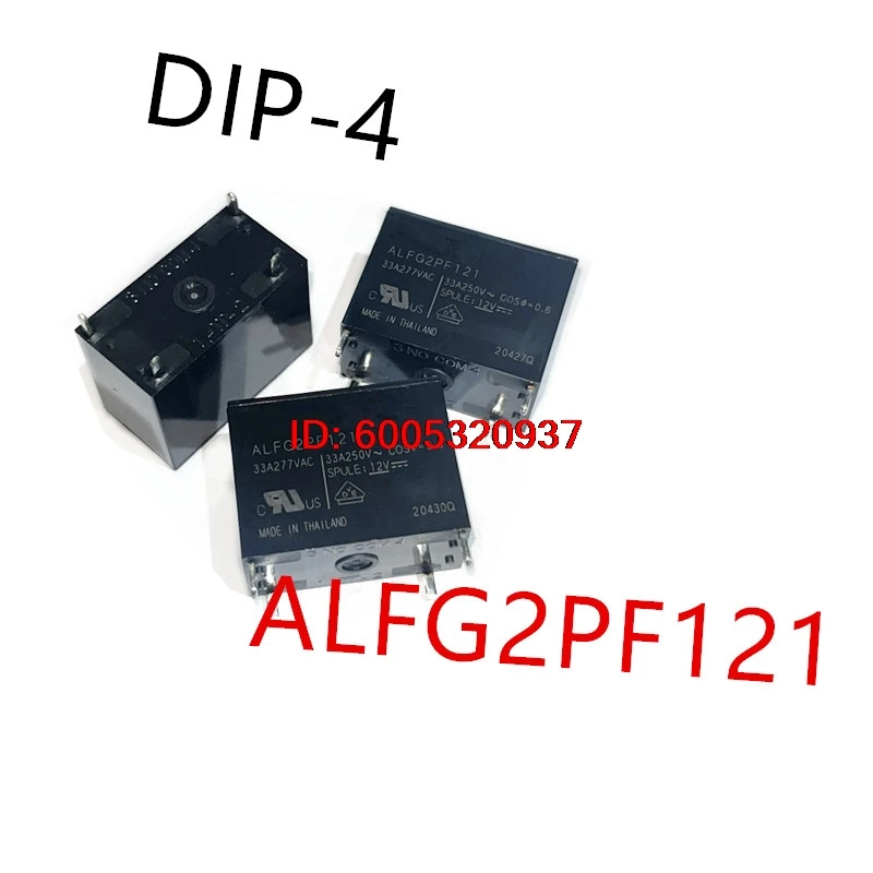5piece  ALFG2PF121 、ALFG2PF12 、ALFG2PF24  DIP-4  New solar power relay  33A277VAC