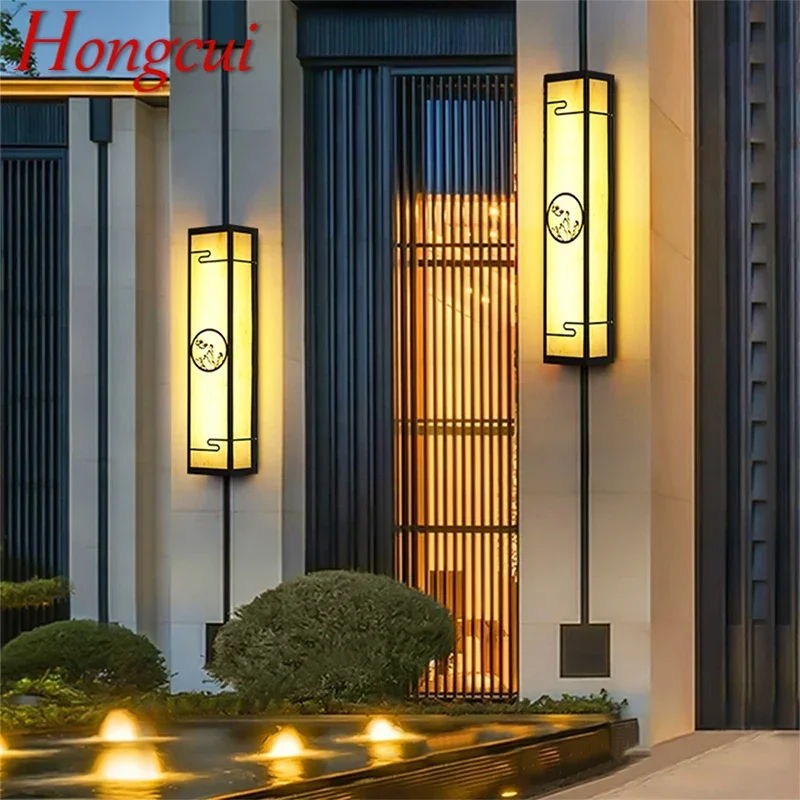 Hongcui Contemporary LED Outdoor Wall Lamps Simplicity Waterproof Balcony Hallway Courtyard Villa Gate Hotel