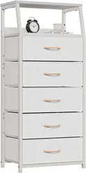 Dresser with 3/4/5 Drawers, Vertical Storage Tower Fabric Dresser for Bedroom,Hallway,Entryway,Nursery,Closet Organizer,storage