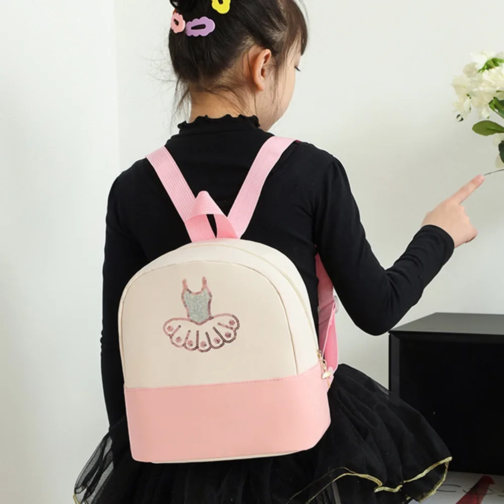 

Cute Children's Dance Bag Princess Style Breathable Girls Ballet Sports Bag Waterproof Wear-resistant Ballet Bag Backpack Girls