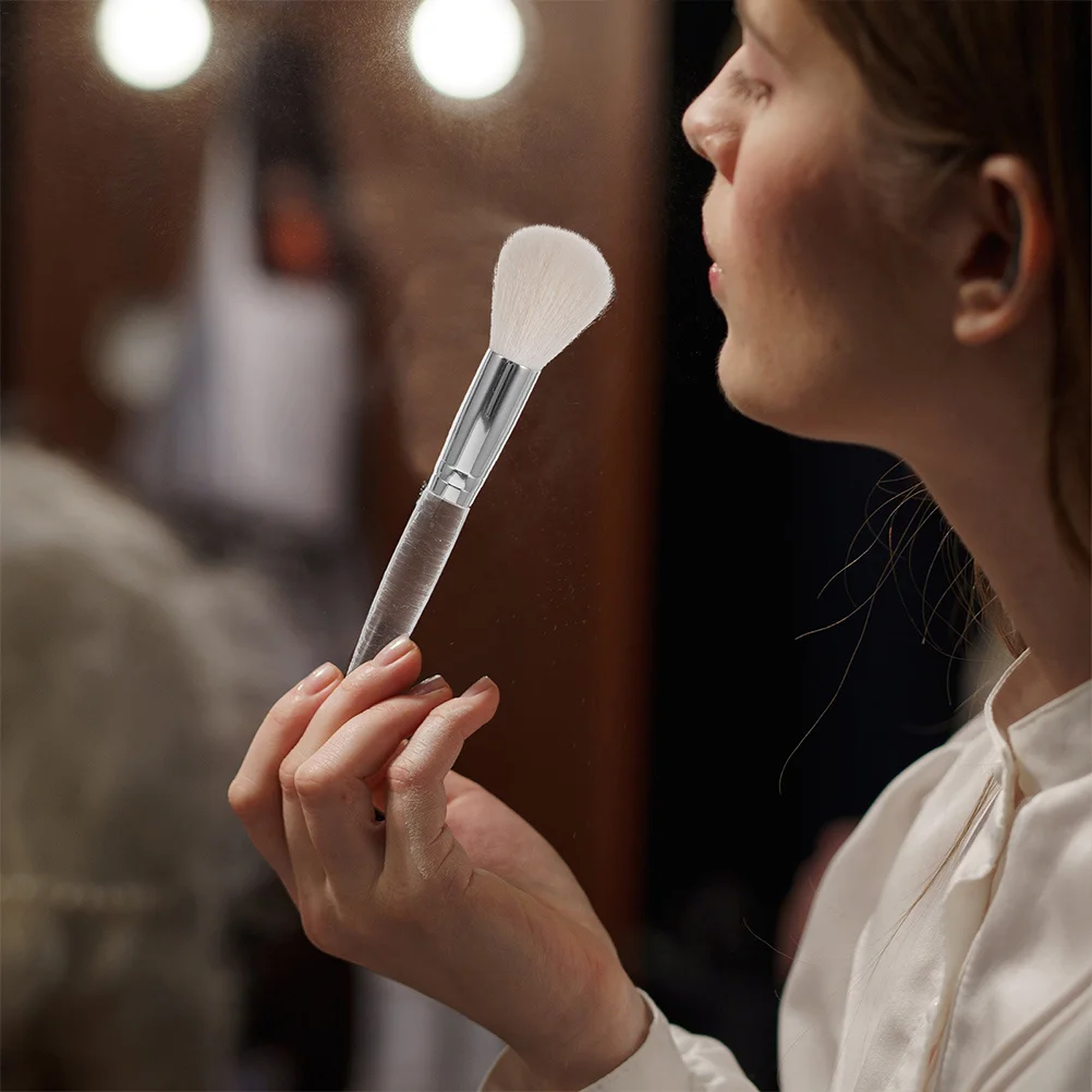 2Pcs Makeup Brush Set Soft Bristles Blush Highlighter Powder Brushes for Women Beginner Friendly Blush Brush Make Up Brushes