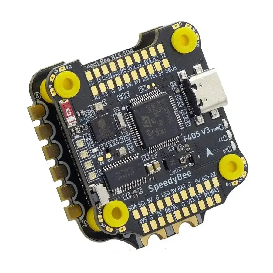 

ELRS FPV Stack F405 V3 60A 4in1 ESC 3-6S 30X30 FC&ESC FPV Stack Wireless Betaflight Configuration for FPV Freestyle Drone Model