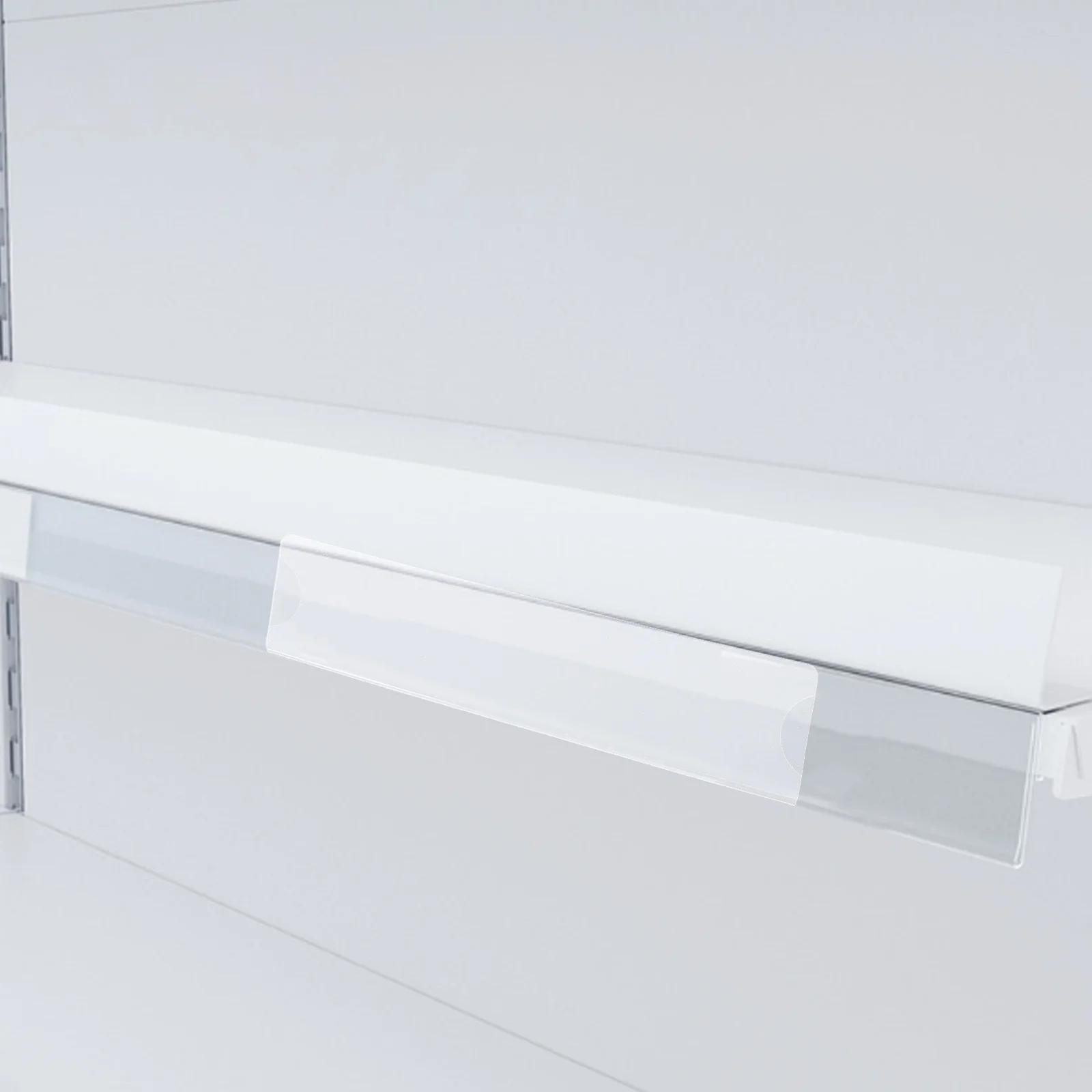 

10pcs Acrylic Nameplate Holder Clear Sign Stand Table Frame Door Plate Office Supplies Wall Mount Adhesive Tape Label Holder For