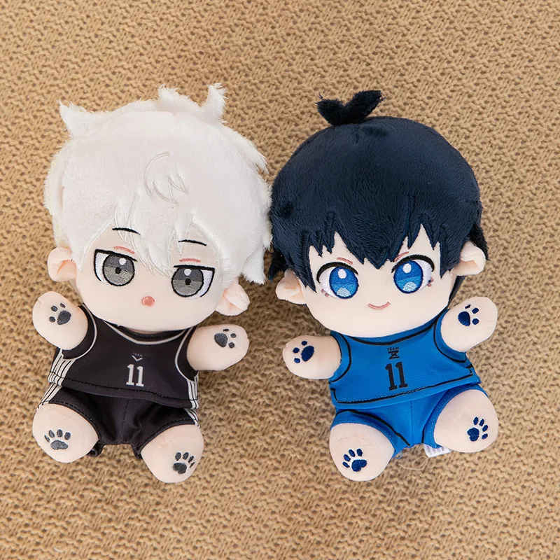 20 ซม.Isagi Nagi ตุ๊กตา Plush สีฟ้าล็อคอะนิเมะตุ๊กตาของเล่นน่ารักนุ่มนั่งตุ๊กตามินิอะนิเมะโยนหมอนของขวัญ