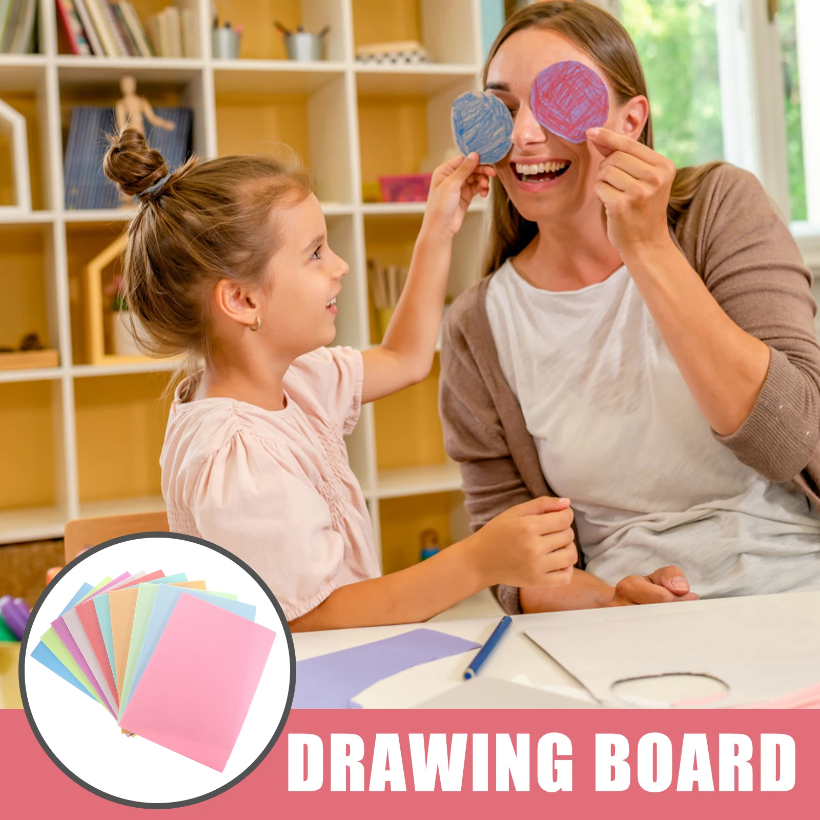 

10 Sheets Blow Molded Cardboard Foam Paper Printmaking Supplies Crafts Drawing Pad for Kids Diy Foams Molding Materials Child