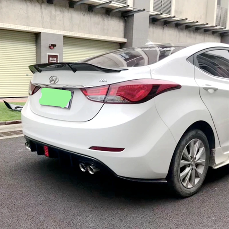 

2012-2016 For Hyundai Elantra Avante Spoiler Primer Rear Wing R-type Sports Accessories