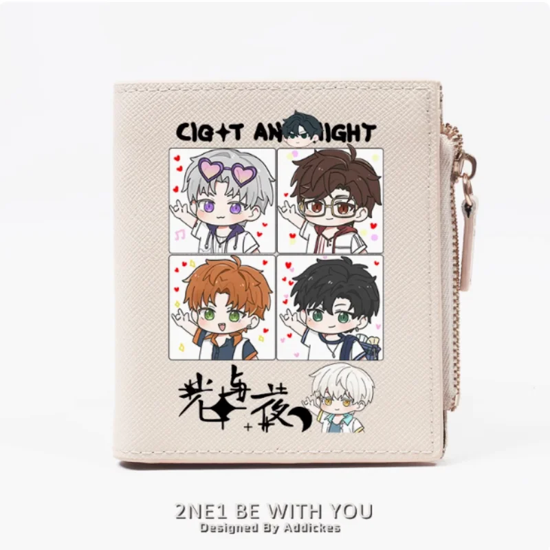 Anime Light and Night Osborn Evan Fashion Wallet PU Purse Card Coin Zipper Money Bag Cosplay Gift B1869