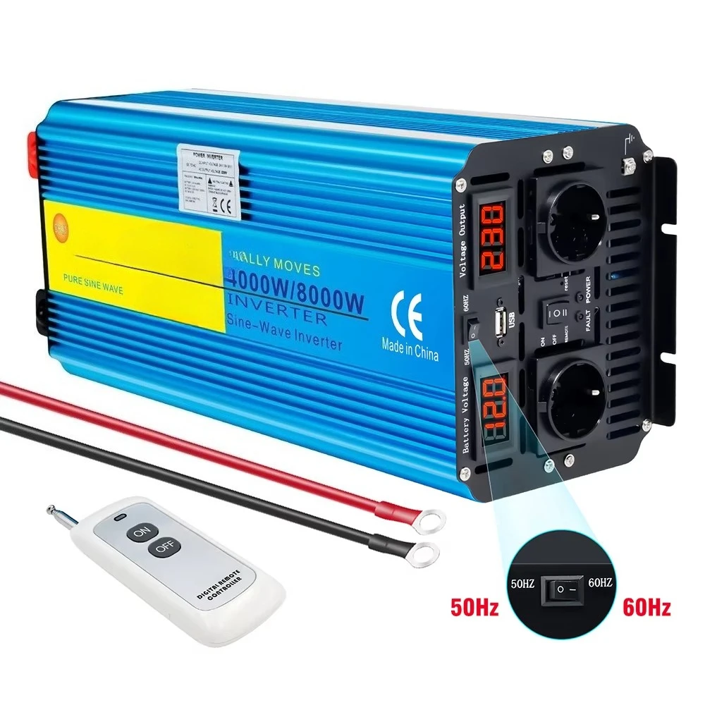 Off Grid Solar Inverter 48V 6000W - Solar Pure Sine Wave Power Dc