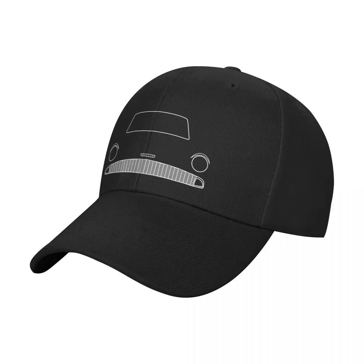 

Anglia classic car outline graphic (white) Baseball Cap fishing caps man hats on offer Men Caps Women's