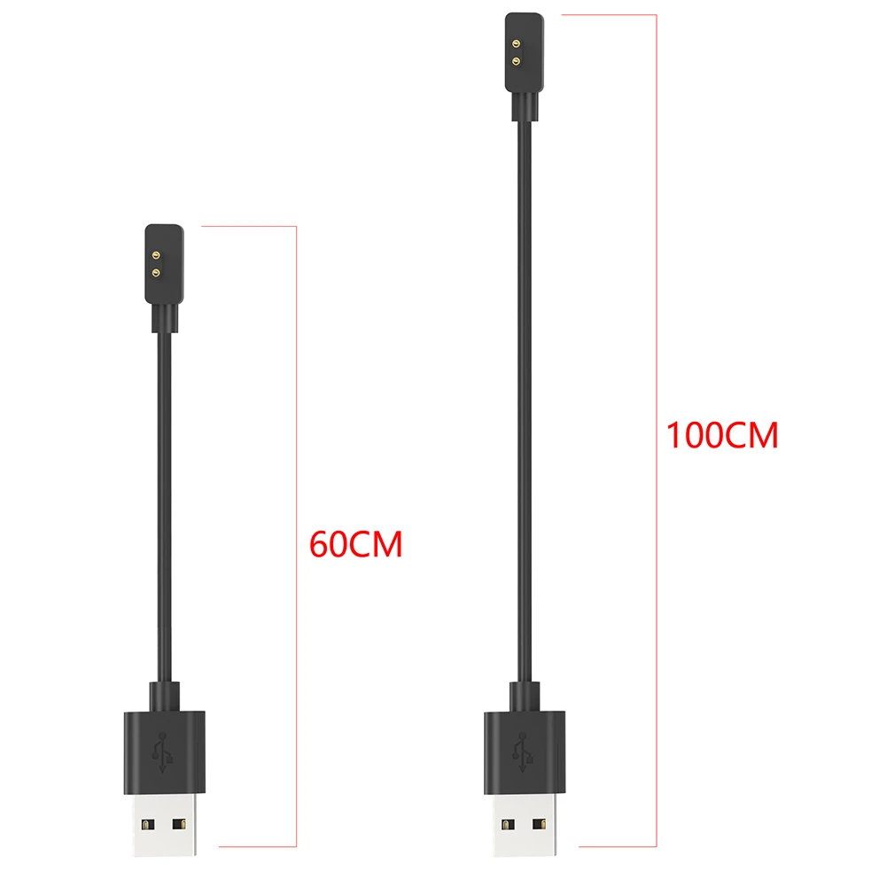 Kabel pengisi daya USB untuk Xiaomi Mi Band 8, kabel pengisi daya magnetik untuk Xiaomi Mi Band 8, aksesori pengisian daya perjalanan, 60/80cm