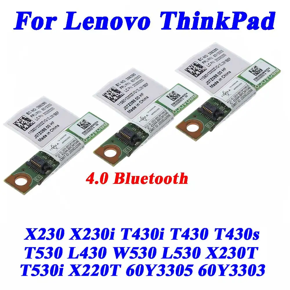 1Pcs 4.0 Bluetooth For Lenovo ThinkPad X230 X230i T430i T430 T430s T530i T530 L430 W530 L530 X230T X220T 60Y3305 60Y3303