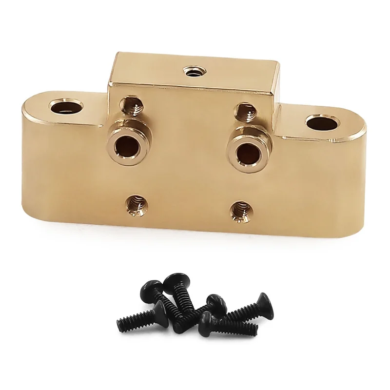 ABWE-para Losi 1:24 Micro-B/1:28 Micro-T Compatible con Kit de código de brazo inferior delantero de latón para accesorios de actualización de coche RC