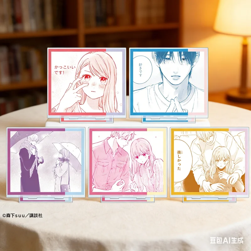 

Anime Comics A Sign of Affection Anime Kawaii Yuki Girls Cartoon Acrylic standing sign board Decoration Animation Peripheral