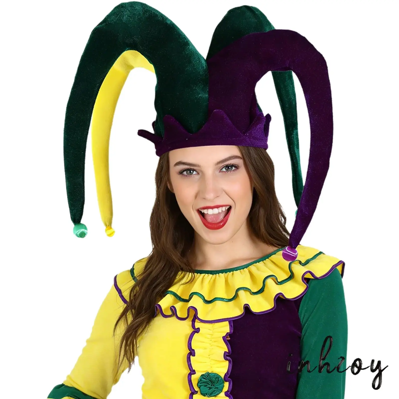 

Adults Mens Womens Halloween Carnival Festival Parties Clown Dress Up Costumes Accessories Carnival Party Headwear Parade Props