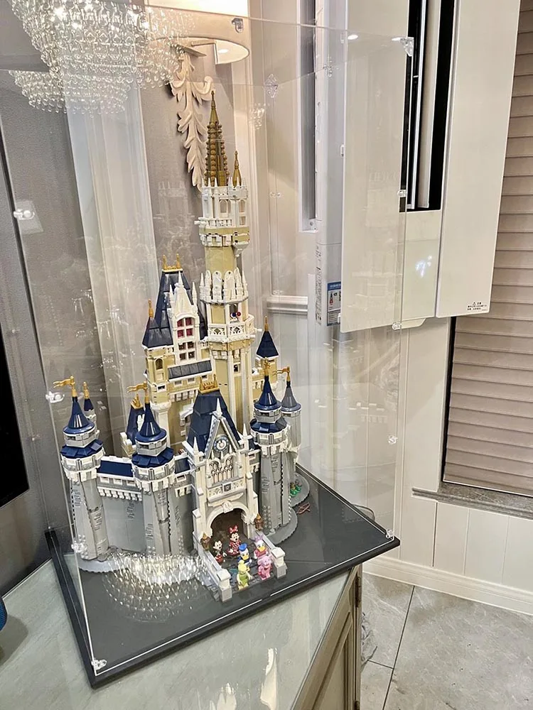 High quality Acrylic display case For LEGO 71040 The Disney Castle Toy box (Fast shipping)