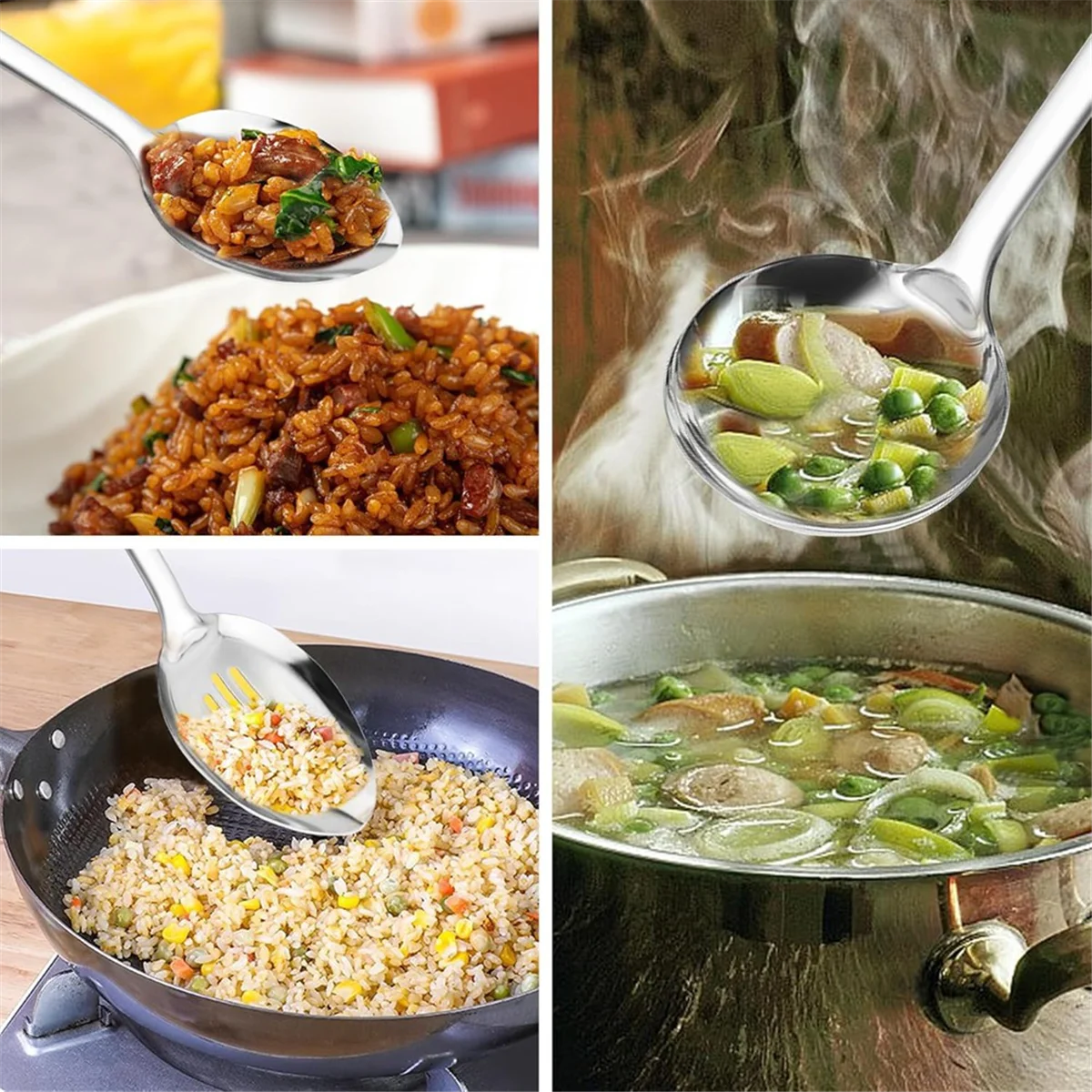 3Pcs Cooking Spoons… - image