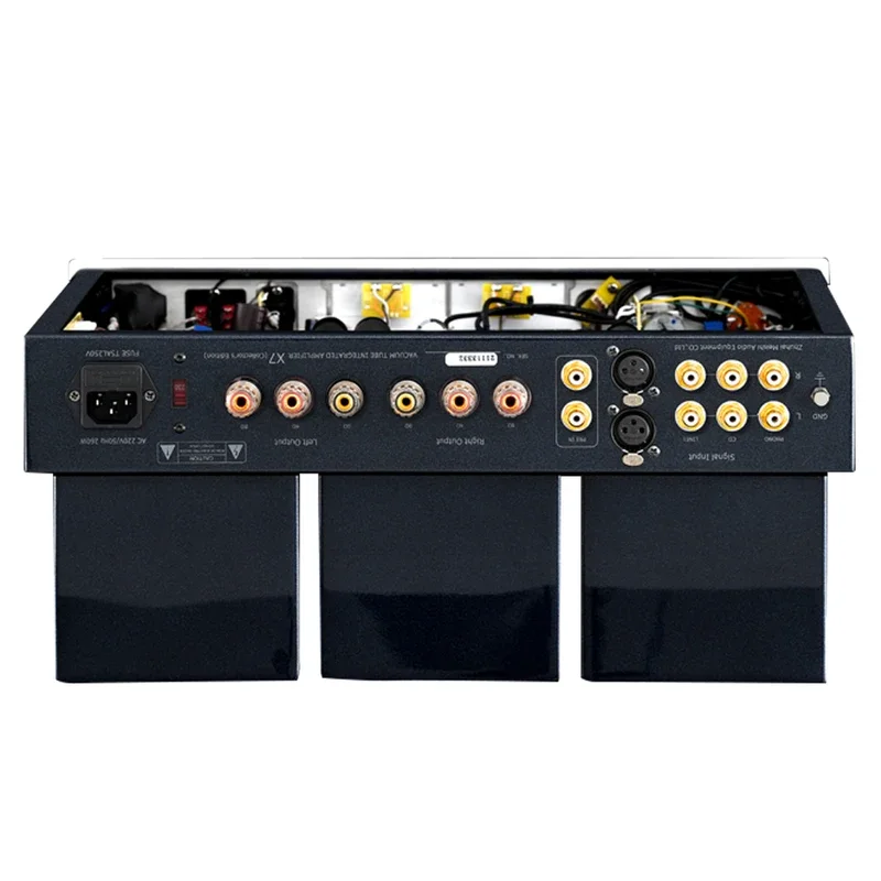 High-End Latest Balanced Version MUZISHARE X7 Electronic Tube Power Amplifier,12AX7*1.12AU7*2, KT88*4, 5AR4*1,With Remote