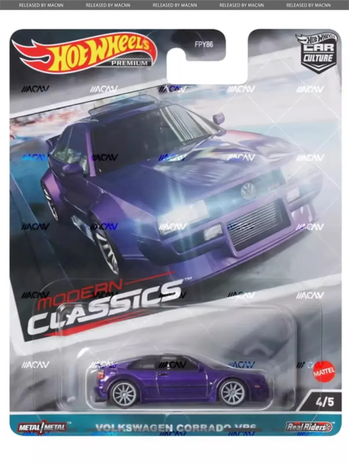 Hot Wheels-Volkswagen Corrado VR6 Brinquedos para Meninos, Modelos de Veículos, Coleção Metal, Premium Car Cultura, Moderno Clássico Presente